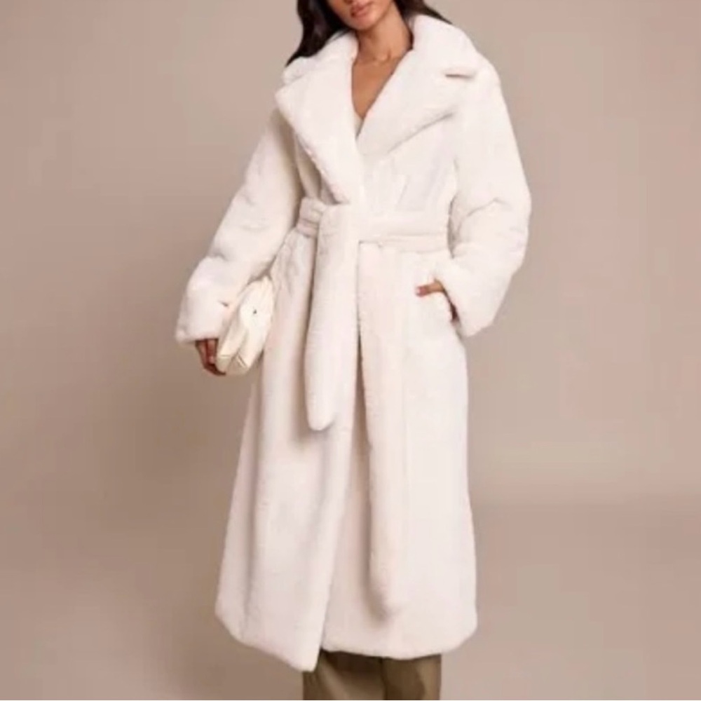 PrettyLittleThing Cream Teddy Jacket